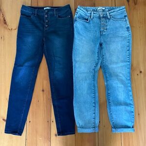 2 pairs LC Lauren Conrad jeans